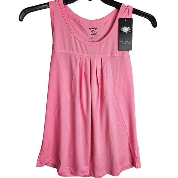Women's Pink Racer Back Tank Top Athletic Running NWT Ladies  Size Small - Picture 1 of 12